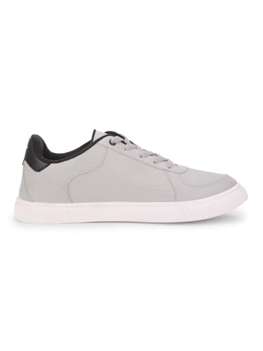 Bata Aston Grey Casual Sneakers for Men - Image 3