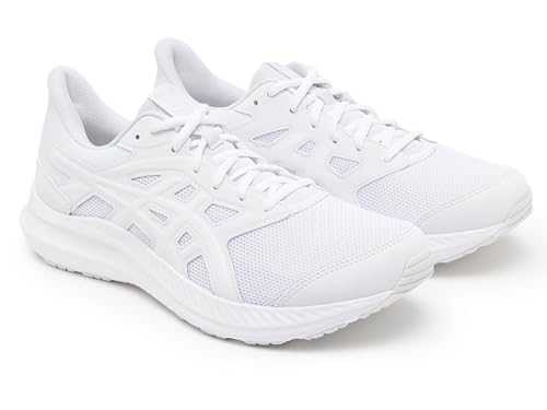 ASICS Mens JOLT 4 Running Shoes White/White Size 6 UK - Image 4