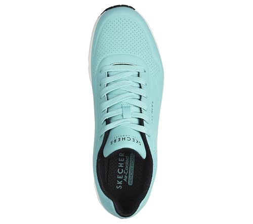 Skechers Men's UNO - Turquoise Black Sneakers - Image 3