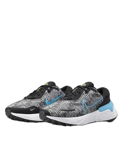 Nike W Renew Run 4 Black Baltic Blue White Citron - Image 3