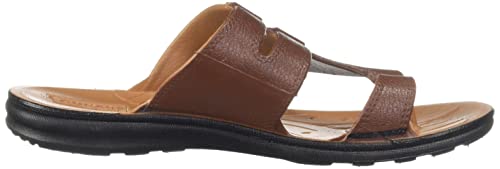 Bata Men's Dark Brown Slip-on Sandal - Image 5