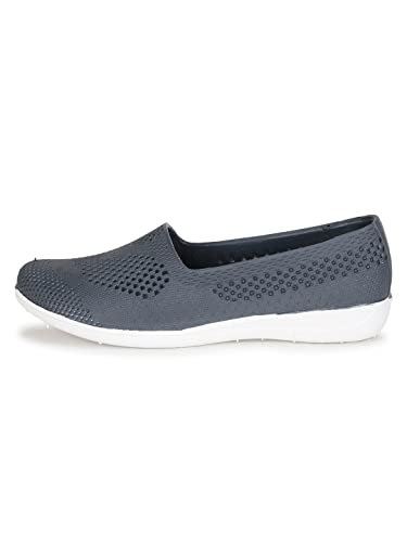 BATA Womens Mesh Blue Walking Shoe - Image 4