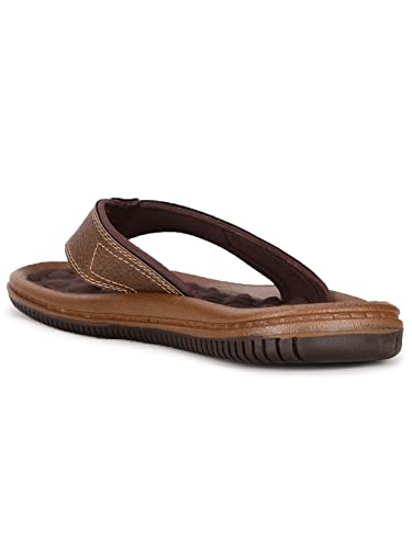 Bata Men Casual Flip Flop - Brown - Image 5