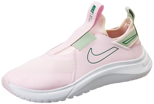 Nike Flex Plus GS Pink Foam/Malachite/Honeydew 6UK - Image 2