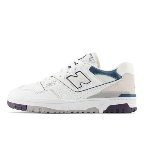 New Balance Men's BB550 White Running Shoe - Image 4