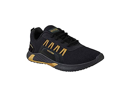 BRUTON Men's Casual Running Shoes - Black - Image 2