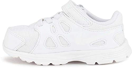 Nike Kids Revolution 2 Running Shoes White/Wolf Grey - Image 3