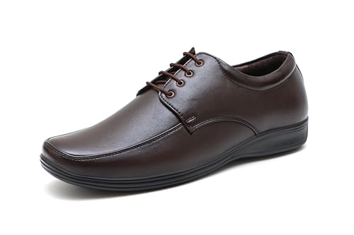 BRUTE Leather Lace Up Formal Shoes for Men - Image 2