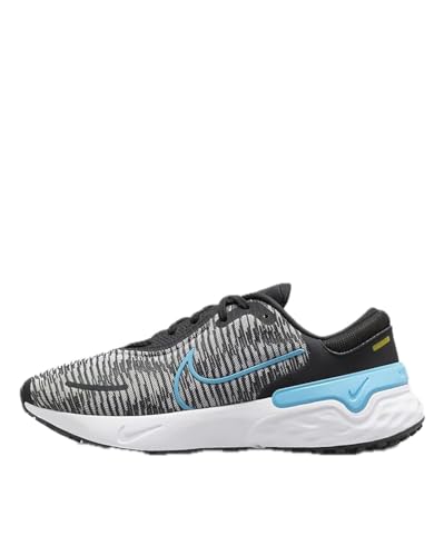 Nike W Renew Run 4 Black Baltic Blue White Citron - Image 2