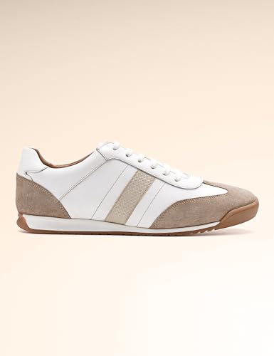 Symbol Mens Smart Casual Leather Sneakers - Image 5