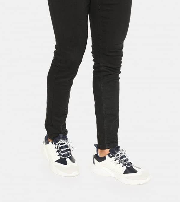 ATHLETIQ Men's Color Blocked Low Top Sneakers - Image 3