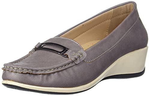 Bata Women's Wedge Heel Loafers Comfortable Versatile Shoes - Image 2