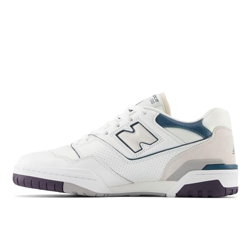 New Balance Men's BB550 White Running Shoe - Image 5