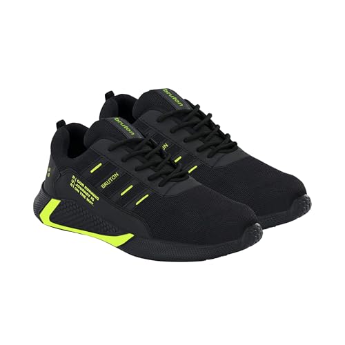 Men's Black PVC Mesh Casual Shoes - Image 2