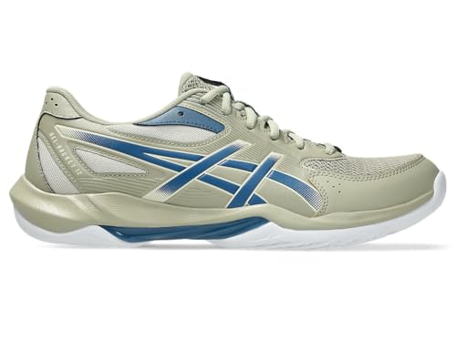 ASICS Mens Gel-Rocket 12 Indoor Court Shoes Lichen Rock/Teal - Image 2