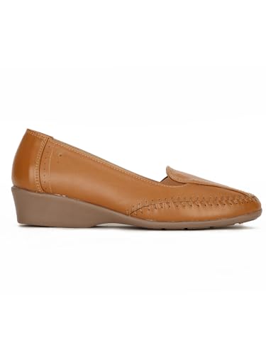 Bata Women's Wedge Heel Ballerina Shoes - Image 4