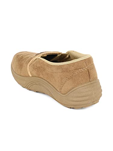 Bata Men Casual Slipon Shoes Beige UK-8 - Image 3