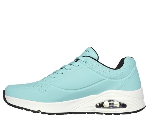Skechers Men's UNO - Turquoise Black Sneakers - Image 5
