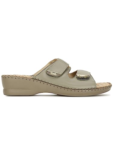 Scholl Women's Trim Mule - Light Green - Image 3