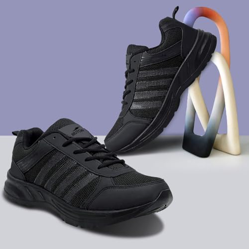 BRUTON EVA Lite Sport Running Shoes Men - Black - Image 4