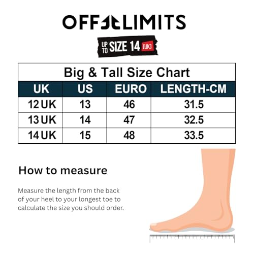 OFF LIMITS Men's Wembley Big and Tall Running Shoes - Image 4