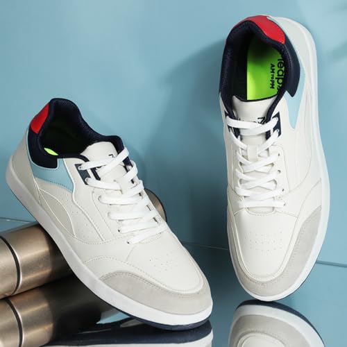 Liberty Men's Casual Lacing Sneakers - Beige Sky Blue - Image 3