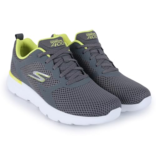 Skechers Men's GO Run 400 Grey Running Shoes - Image 2