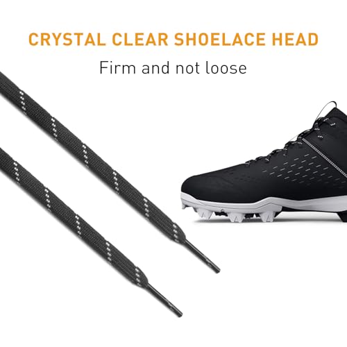 Under Armour Baseball Cleat Shoe Laces 6mm Flat - Image 4