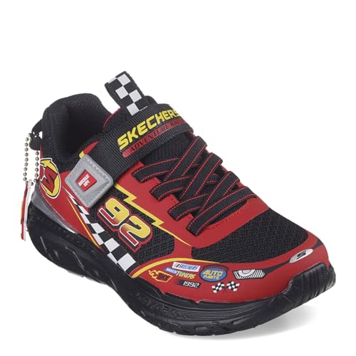 Skechers Skech Tracks Baby Boys Black Red Sneakers - Image 3