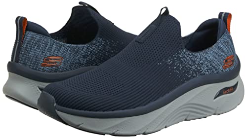 Skechers Men's Arch FIT D'LUX Slip-On Shoe Navy - Image 4
