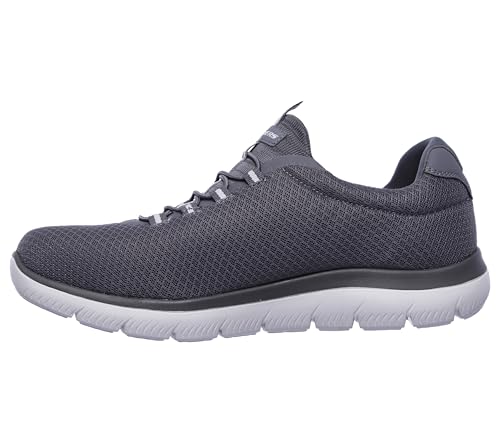 Skechers Men's SUMMITS Charcoal Memory Foam Slip-On - Image 4
