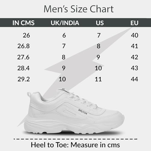 BRUTON EVA Lite Sneakers Casual Shoes for Men - White - Image 5