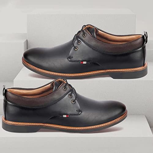 FAUSTO Men's Formal Lace Up Oxford Shoes - Image 4