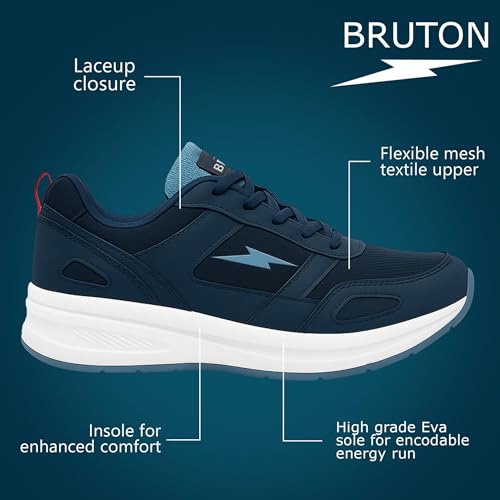 BRUTON EVA Lite Running Shoes for Men - Blue - Image 4
