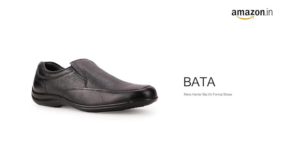 Bata Men's Slip-on Formal Shoes Comfort Versatility - Image 3