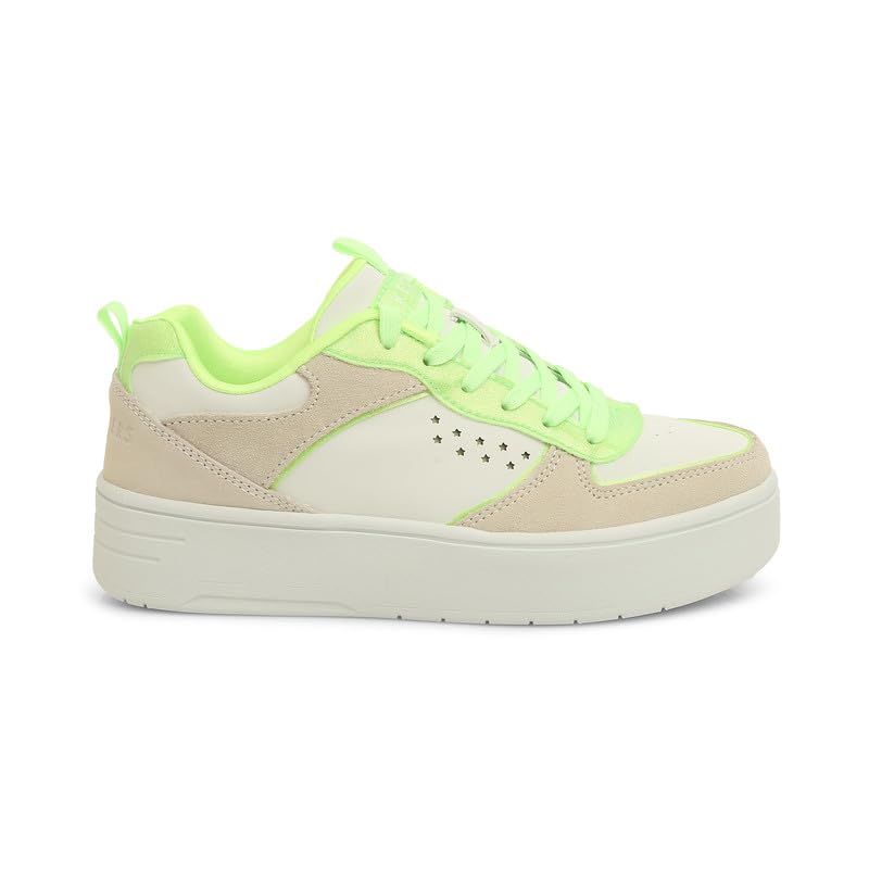 Skechers Girl Court High Glitter Mix Canvas Sneakers - Image 2