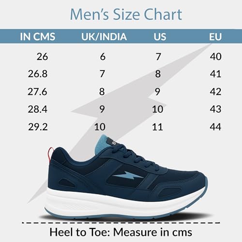 BRUTON EVA Lite Running Shoes for Men - Blue - Image 5