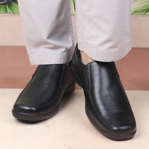 Red Chief Leather Formal Slip-On Shoes for Men - Image 5