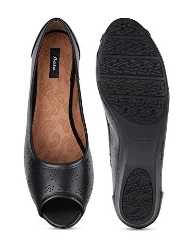 Bata Women's Peep Toe Ballerina - Image 5