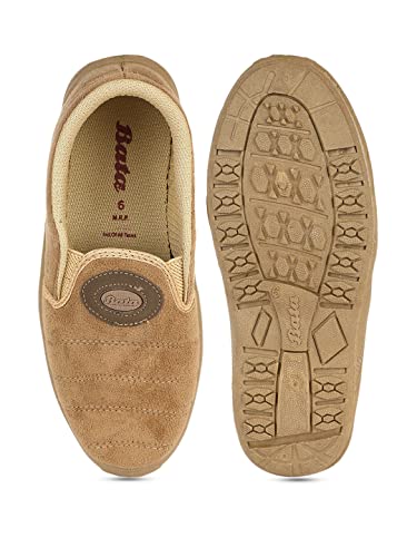 Bata Men Casual Slipon Shoes Beige UK-8 - Image 5