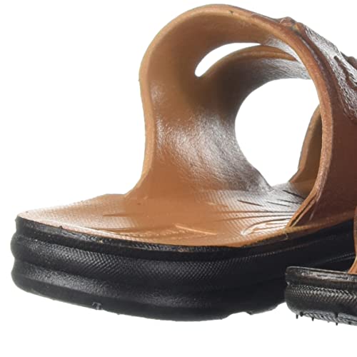 Bata Men's Dark Brown Slip-on Sandal - Image 4