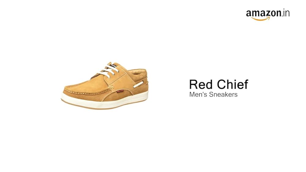 Red Chief RC3505 Genuine Leather Casual Sneakers for Men - Image 3