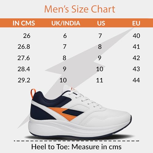 BRUTON EVA Lite Lightweight Shoes for Men - White - Image 5