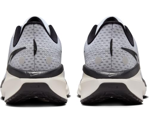 NIKE Mens Vomero 17 Running Shoes White/Black/Pure Platinum - Image 4