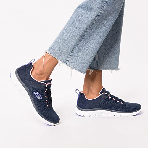 Skechers Flex Appeal 4.0 Women's Leopard Print Sneakers - Image 3