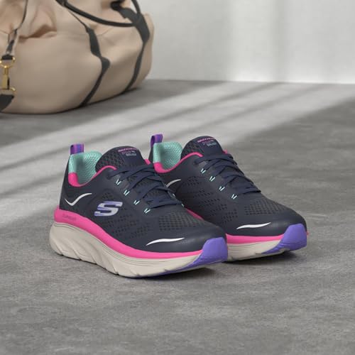 Skechers Womens Relaxed Fit D'Lux Walker Sneaker - Image 3