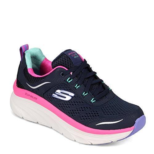 Skechers Women's D'Lux Walker - Mauve Slip-ins Sneaker - Image 4