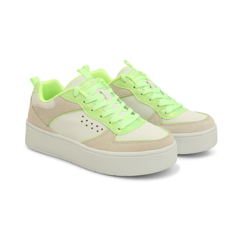 Skechers Girl Court High Glitter Mix Canvas Sneakers - Image 3