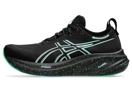 ASICS Gel-Nimbus 26 Black/Soothing Sea Running Shoe - Image 4