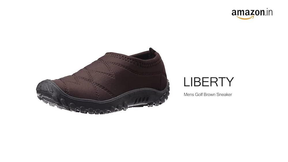 Liberty A-HA Golf Non-Lacing Casual Shoes Men Black Brown - Image 3